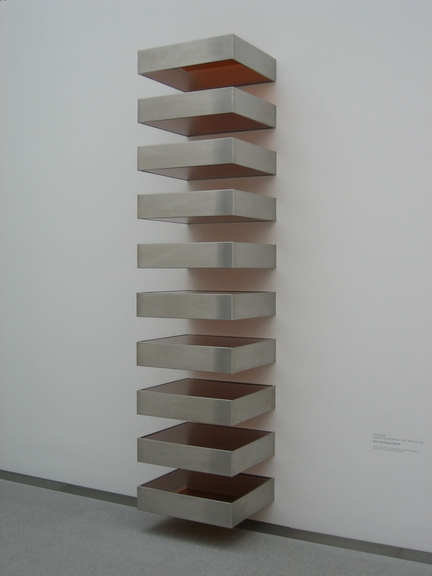 Donald Judd: Untitled (Stack), 1967.