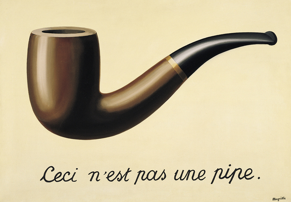 Rene Magritte: La trahison des images, 1928-1929.