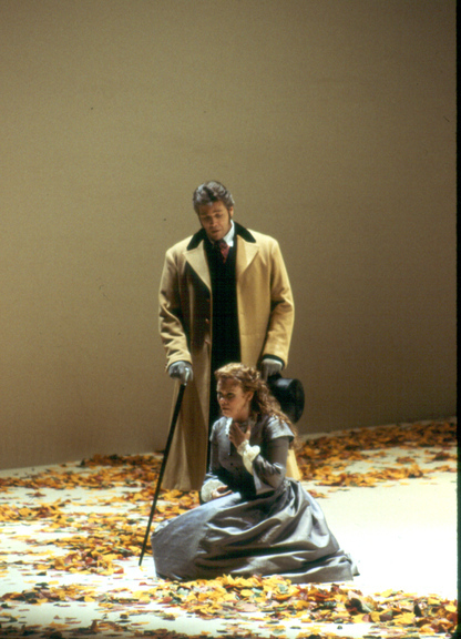 Som Tatjana i Eugen Onegin, sammen med Thomas Hampson. Foto: Metropolitan Opera.