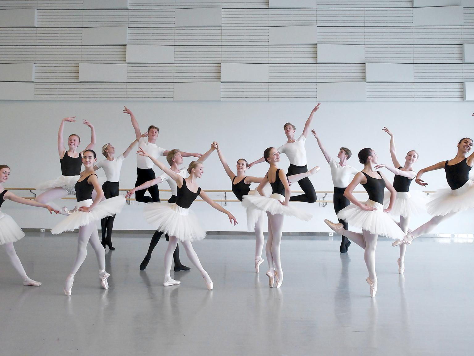 Ballettstudenter i New York