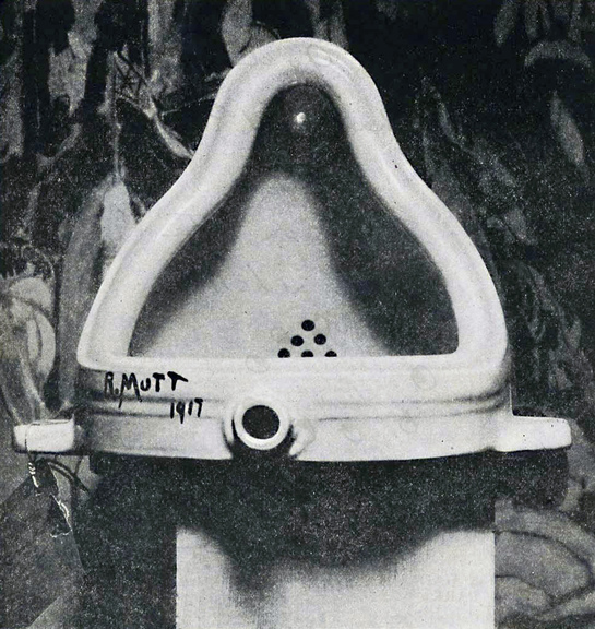 Marcel Duchamp: Fontene, 1917.