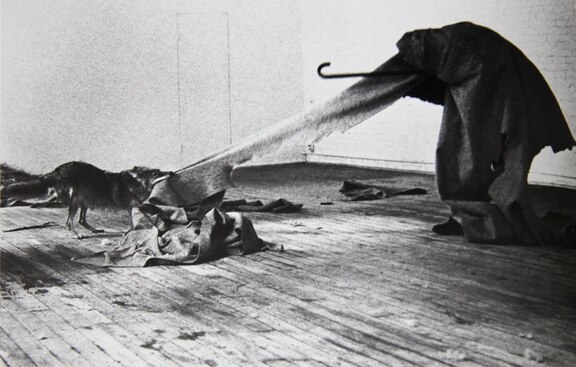 Joseph Beuys: I Like America and America Likes Me, 1974.
