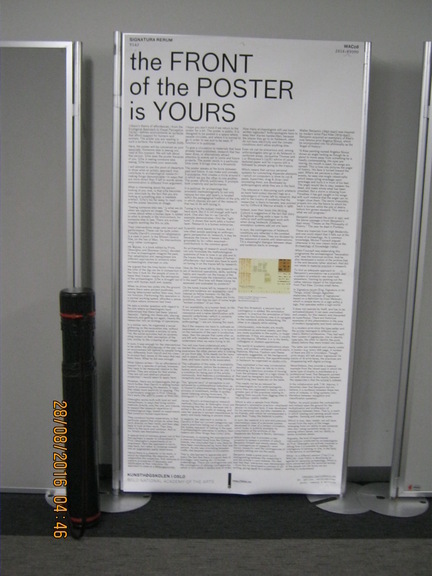 Plakat Barth utformet til konferanse i eksperimentell arkeologi i Kyoto.