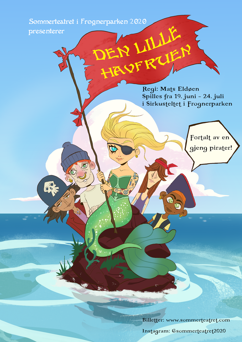 Sommerteatret 2020: Den lille havfruen... fortalt av en gjeng pirater!