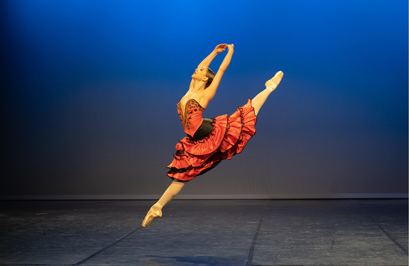 Avgang 2020 bachelor klassisk ballett. Danser Aurora Stray. Foto: Victoria Francisca Amundsen 