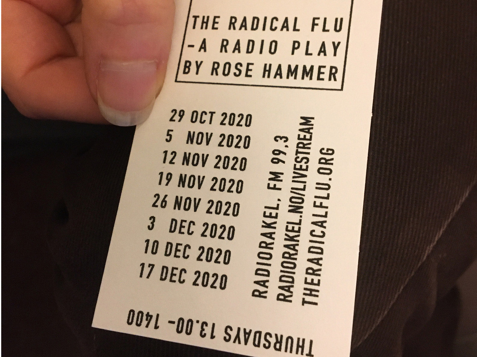 The Radical Flu: A Radio Play