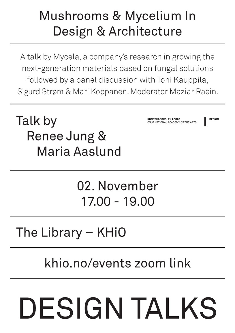 Design Talks: Talk by Mycela