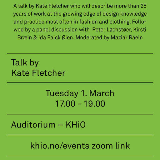 Design Talks: Kate Fletcher