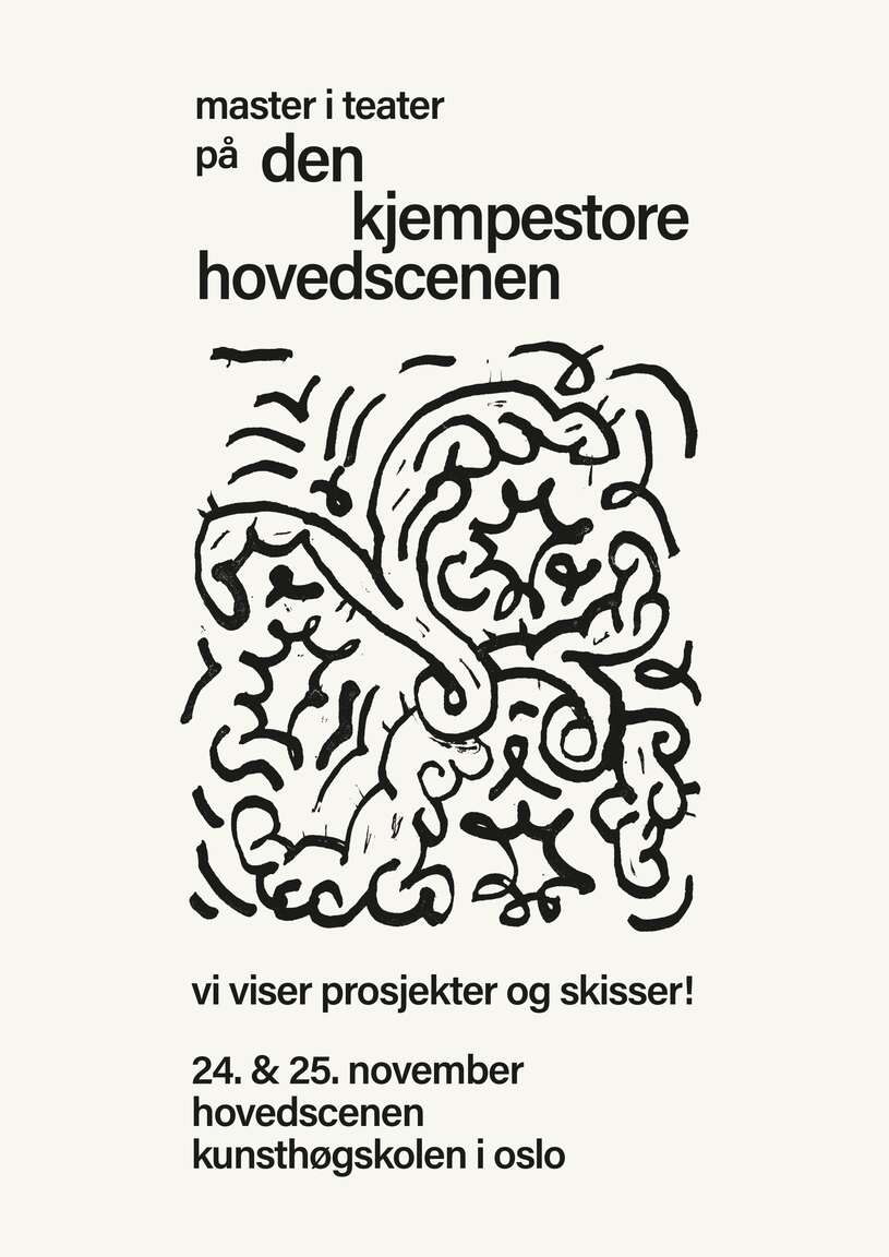 Master i teater på den kjempestore hovedscenen