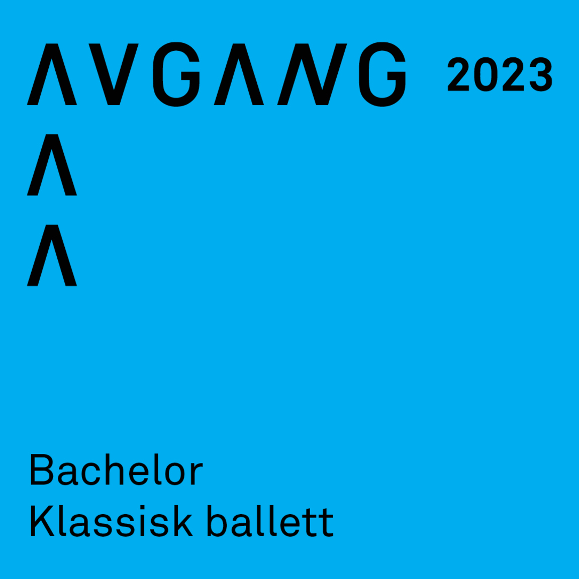 Avgang 2023: Bachelor klassisk ballett