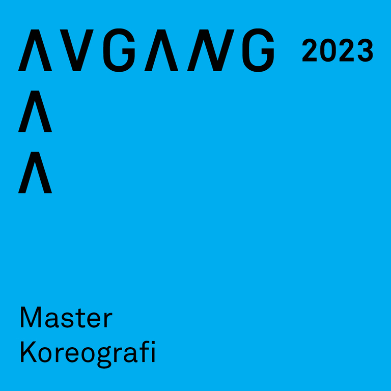 Avgang 2023: Master koreografi