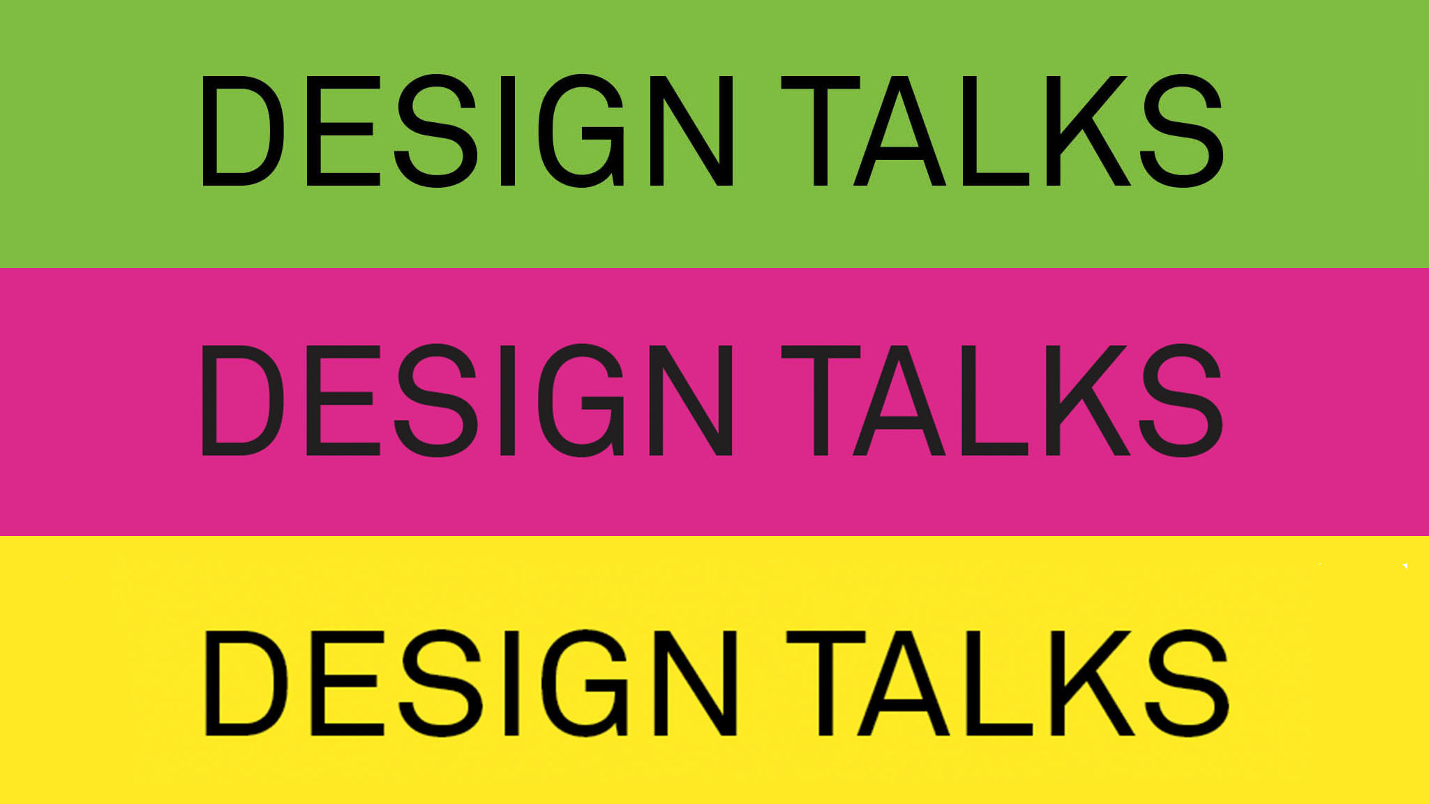 Design Talks 