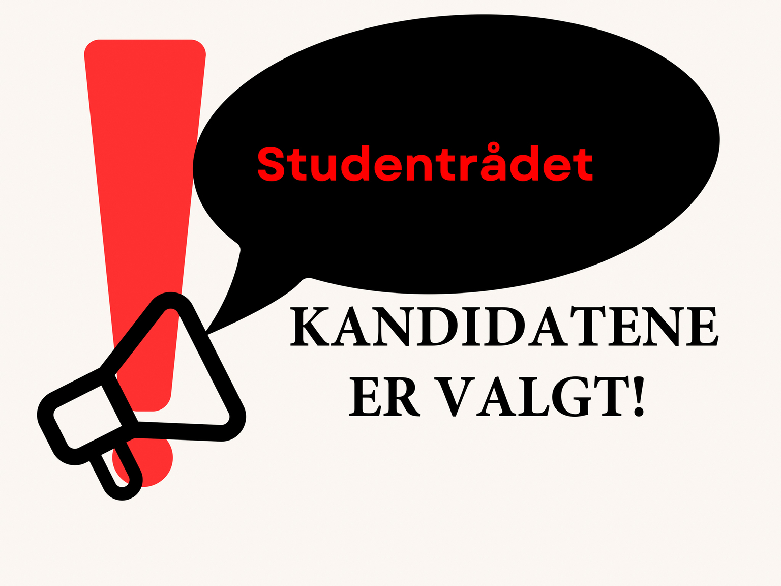 Nytt Studentråd 2024/2025 er valgt