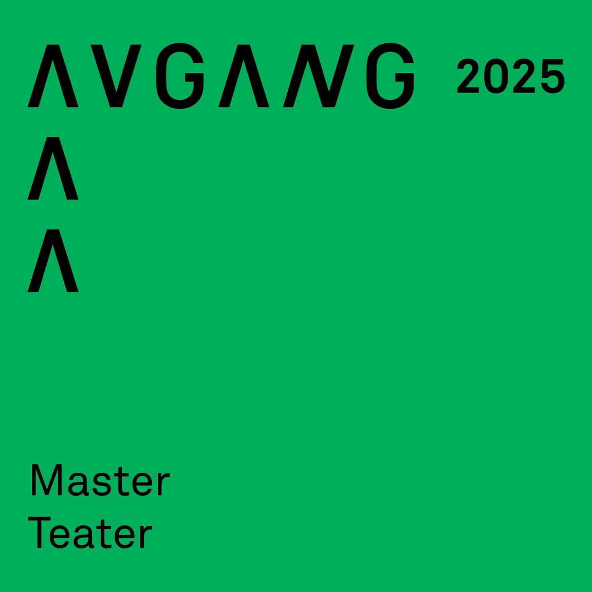 Avgang 2025: Master teater