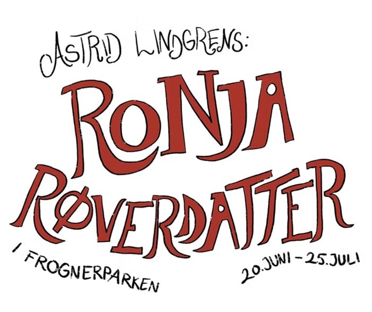 Sommerteatret 2025: Ronja Røverdatter Sommerteatret 2025: Ronja Røverdatter