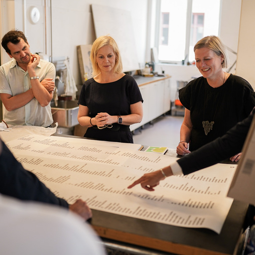 Statsråd Sigrun Aasland til KHiO