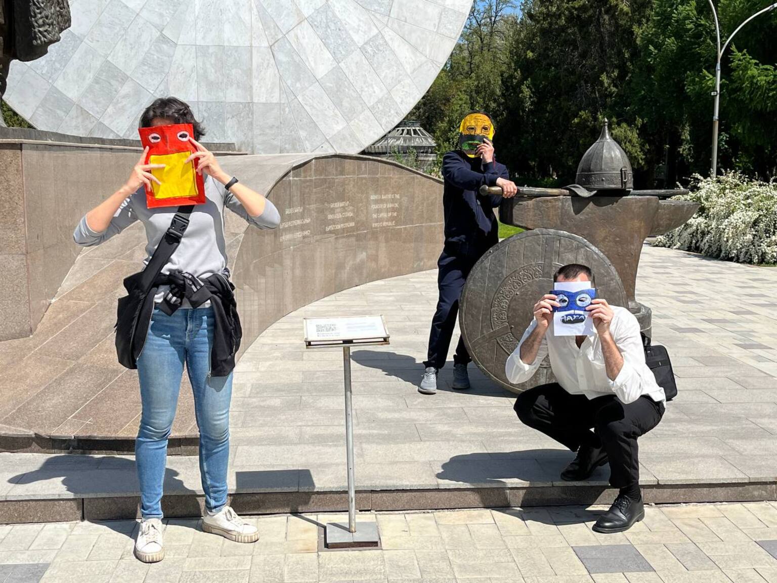 Tyler Coburn with members of Zamanbap Art, Bishkek, Kyrgyzstan, spring 2024 Tyler Coburn with members of Zamanbap Art, Bishkek, Kyrgyzstan, spring 2024