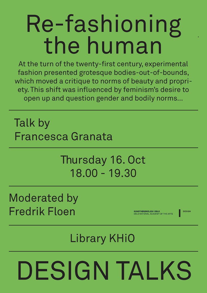 Design Talks: Re-fashioning the human