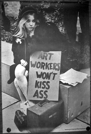Art Workers' Coalition (AWC) demonstration around MoMA, 1969
