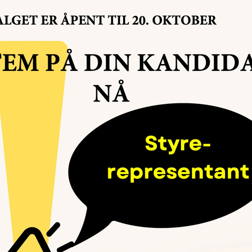 Stem på din studentrepresentant til Kunsthøgskolens styre - 2025