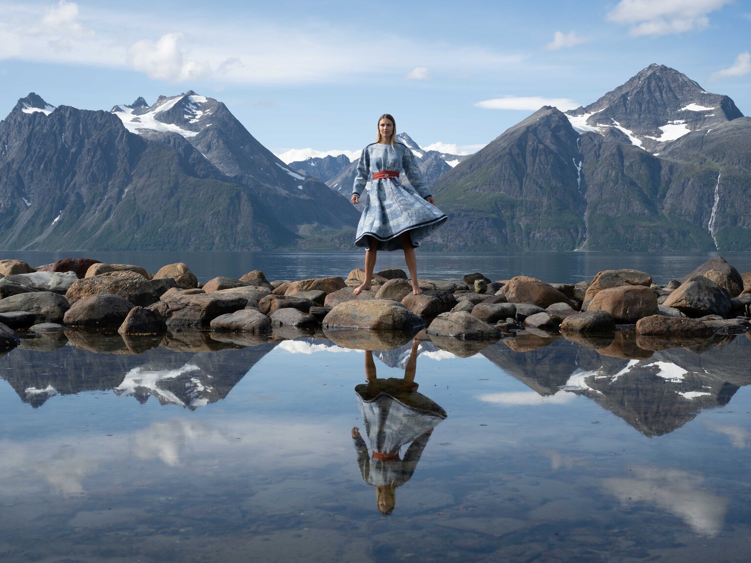 Ramona Salo Myrseth, «Den Samiske Halvtimen», 2023. Foto: Jens Kristian Nilsen © Myrseth, Ramona Salo.