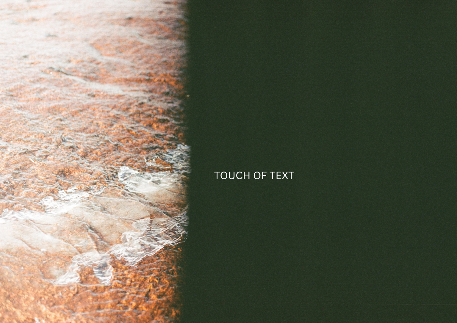 Artistic laboratory: Touch of text