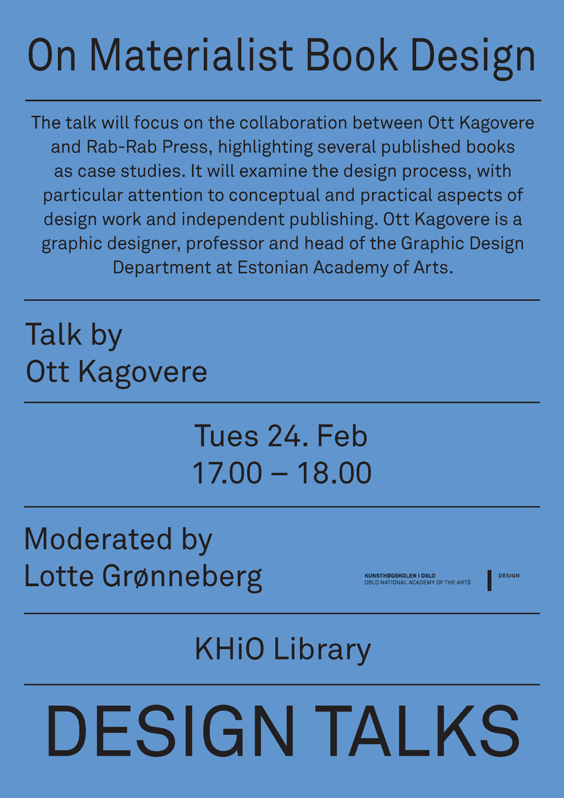 Design Talks: On Materialist Book Design