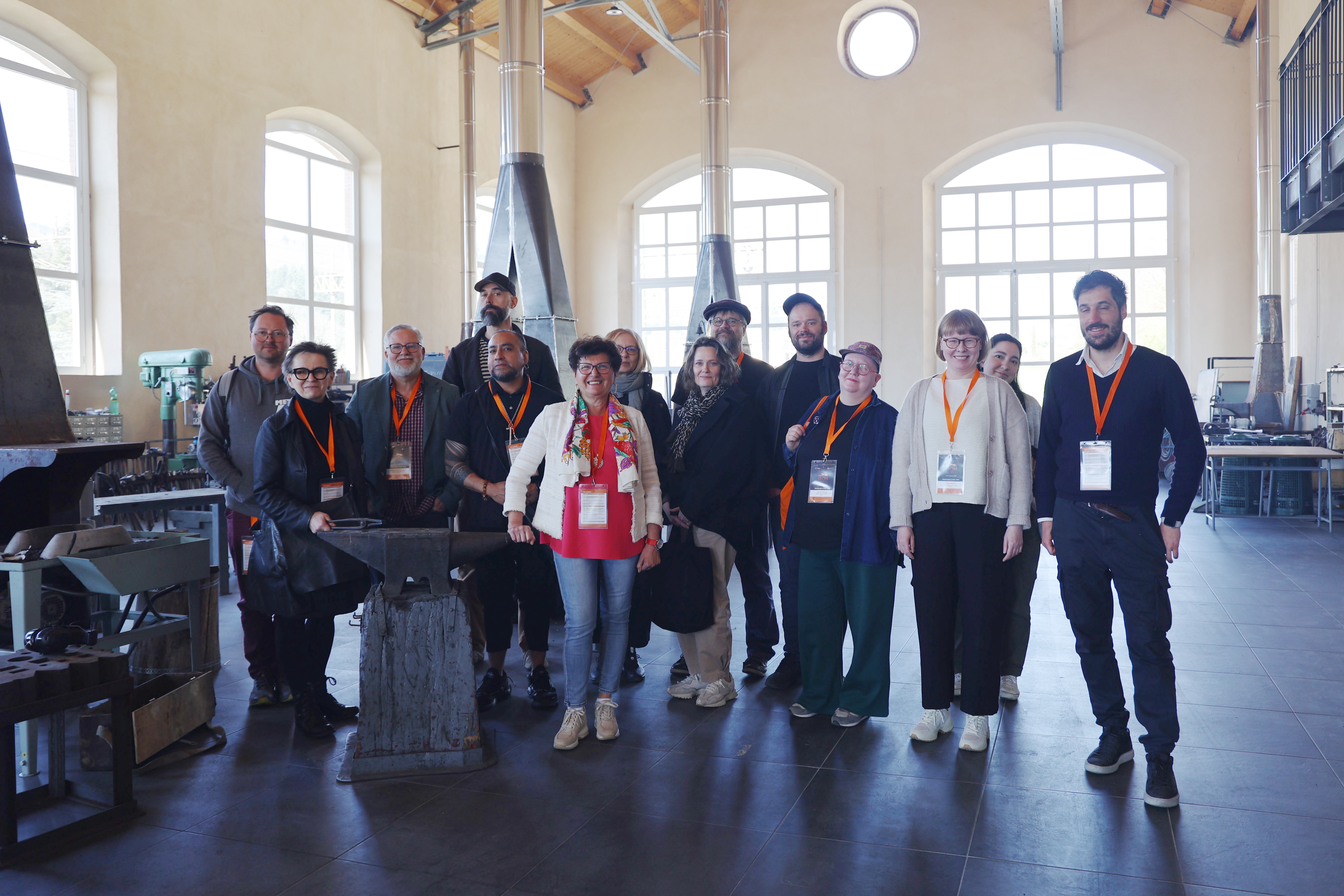 Group photo of participants from the institutions.