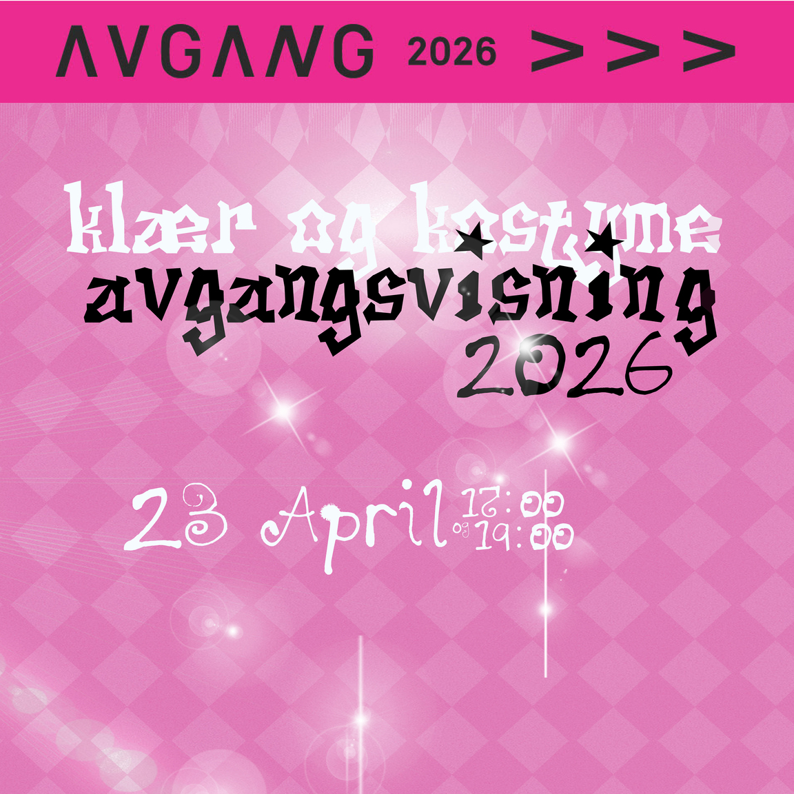 Avgang 2026: Avgangsvisning kles- og kostymedesign