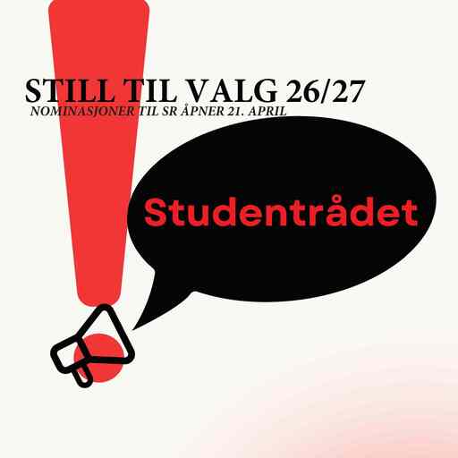 Election of the Student Council (SR) 2026/2027 - Oslo National Academy of the Arts