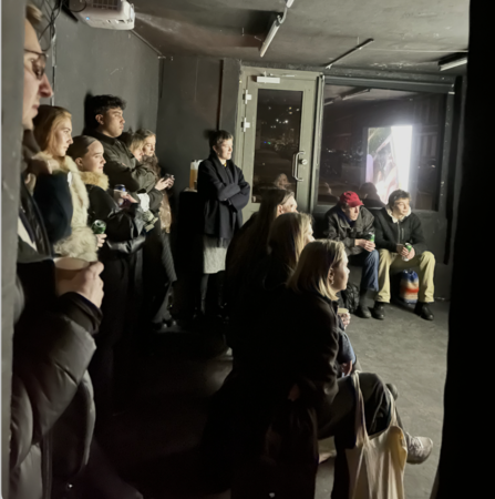 Visning av filmen på K4. Visning av filmen på K4.