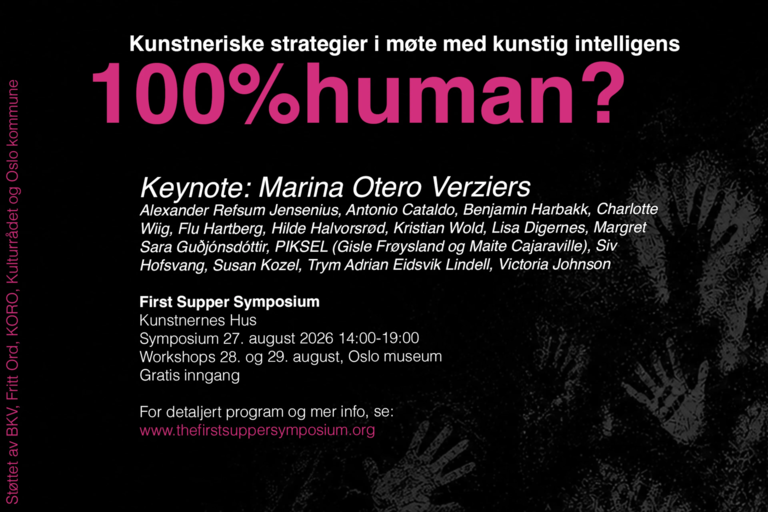 100 % Human – Kunstneriske strategier i møte med kunstig intelligens