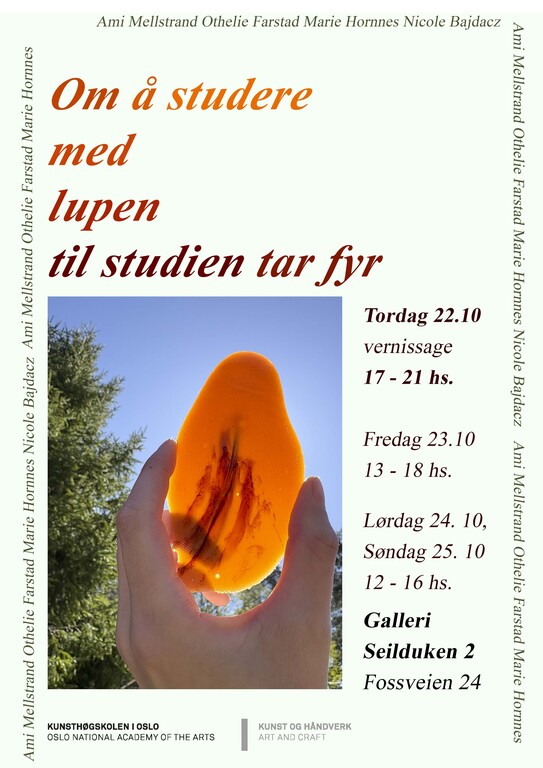 Om å studere med lupen til studien tar fyr